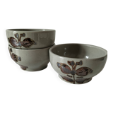 Trio bowls Grès de l'Arnon