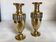 Pair of brass vases