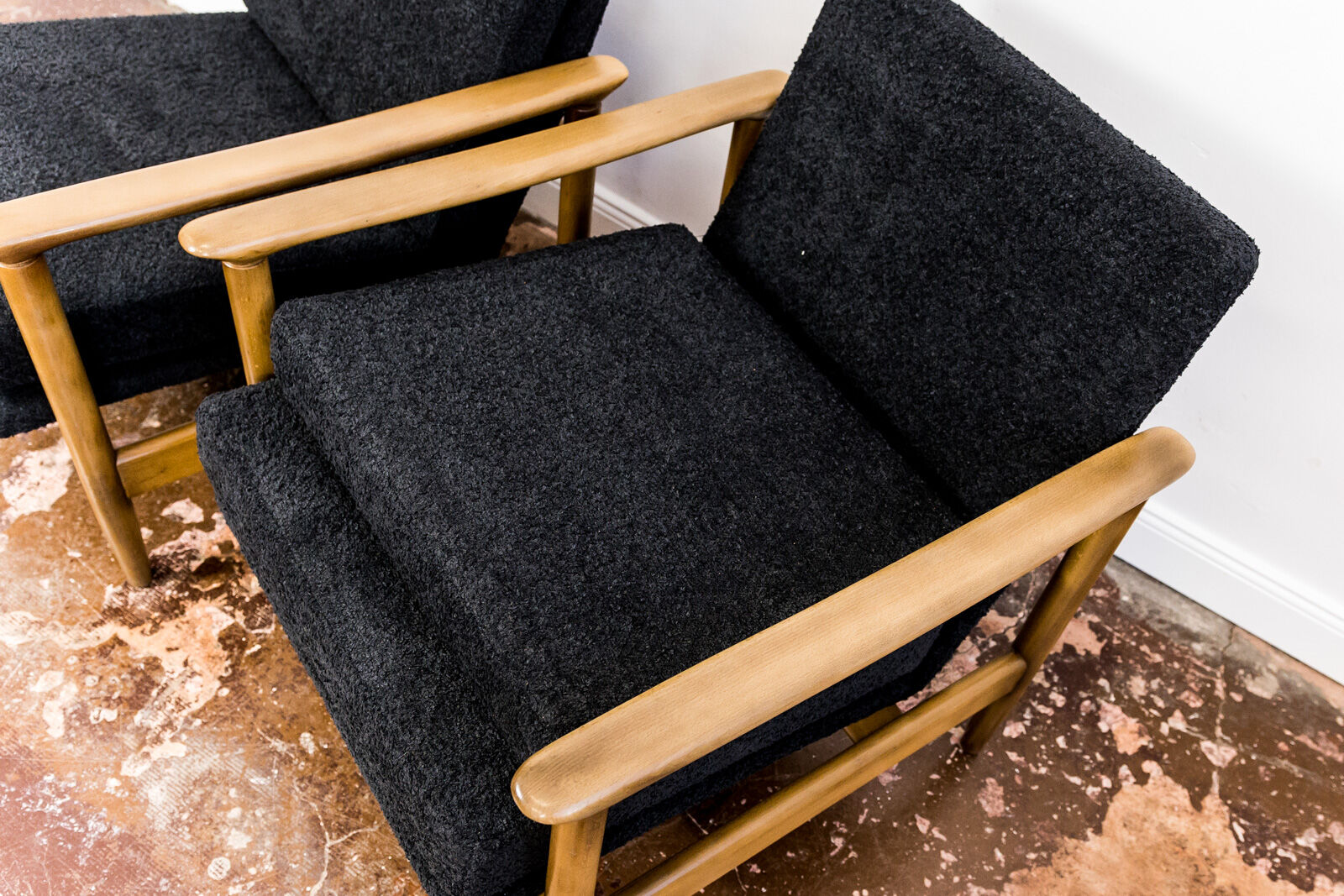 Pair of GFM 142 Armchairs by Edmund Homa, 1960s