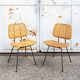 Dining chairs no. 550 in wicker by Dirk Van Sliedregt, Netherlands, 1950s, set of 2