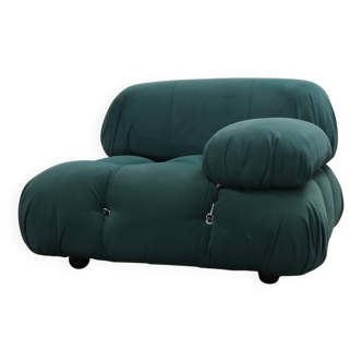 Original Camaleonda green fabric armchair Mario Bellini C&B 1960s