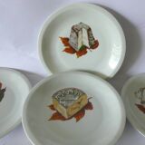Assiettes à fromage porcelaine