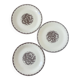 3 flat plates from Sarreguemines model Argonne 210734