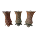 3 cast iron vases 1900 Charleville-Mézières