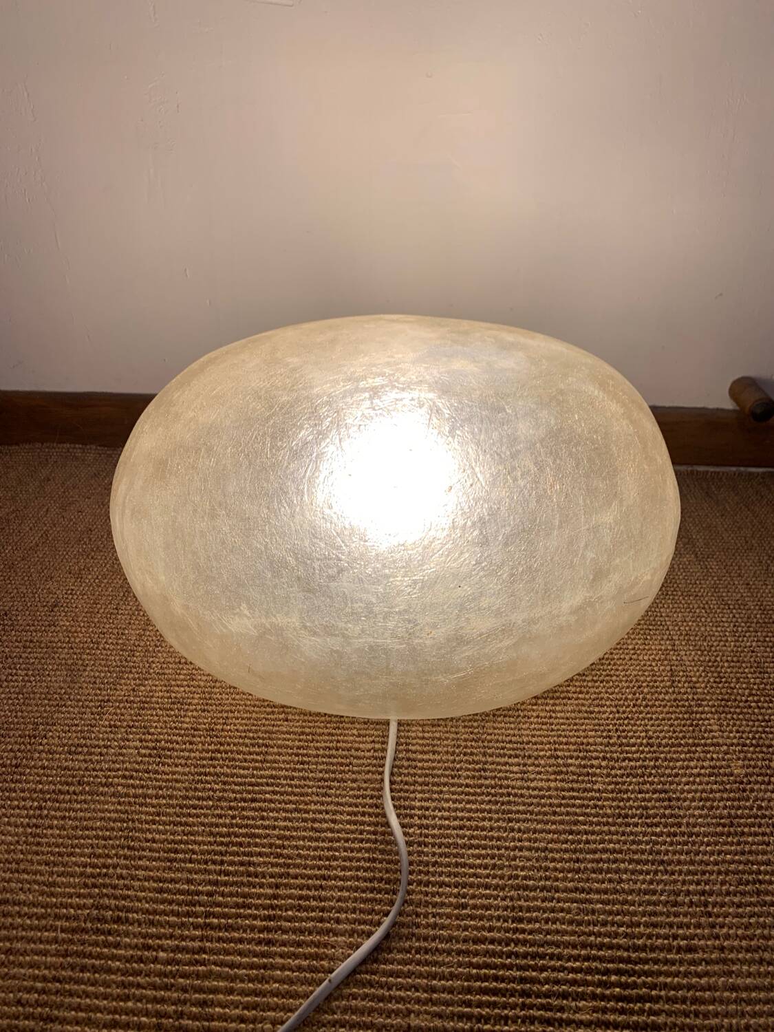 Vintage pebble lamp