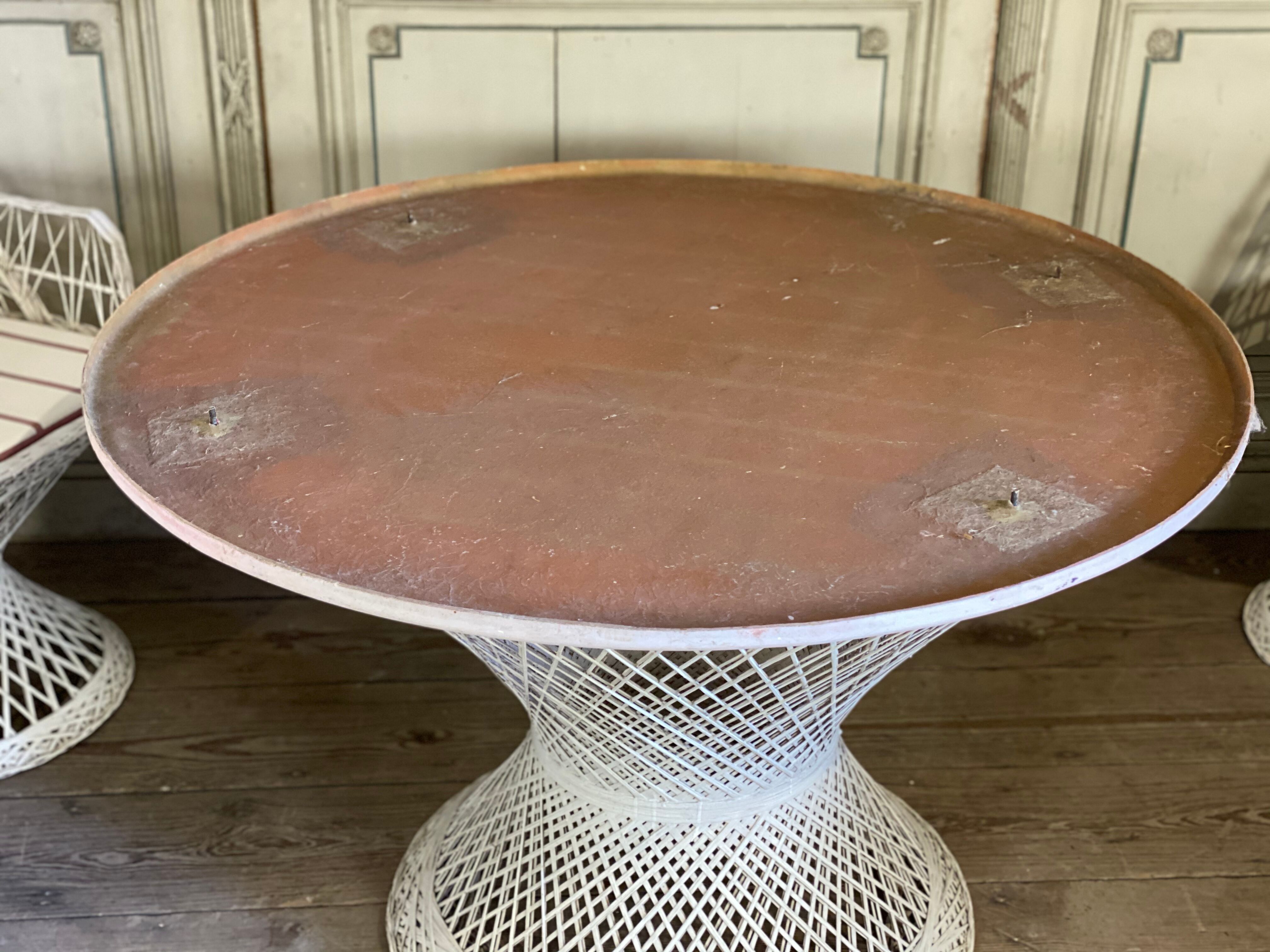 all of garden with three chairs a table and two chairs 80s