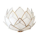 Vintage mother-of-pearl petals sconce