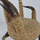 Rare 19th century highly decorative bull horn armchair (1870)