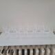 12 antique cut glass glasses – classic style – 50s/60s