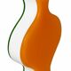 Vase design Villeroy & Boch – années 1990, plexiglas multicolore (orange,