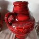 Red Ilk Keramik Vase by J. L Knodgwn