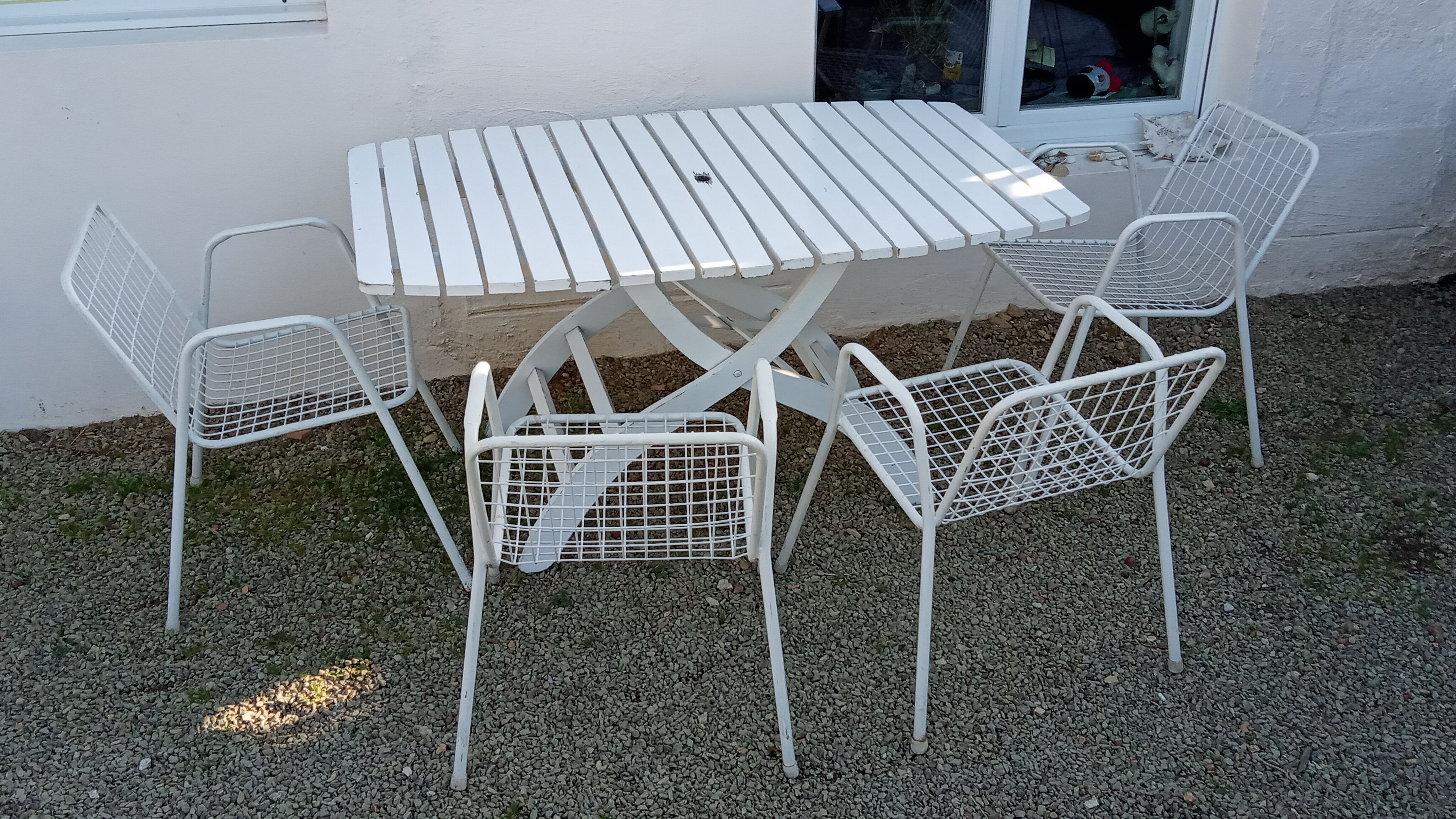 Table de jardin vintage R. Gleizes