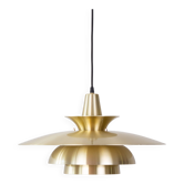 Danish vintage Roma pendant lamp by Junge, 1980s