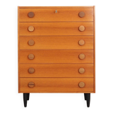 Commode danoise en teck, années 1960