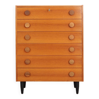 Commode danoise en teck, années 1960