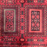 Tapis Baluch Vintage Fait Main en Laine – 71 x 136 cm - 1C939