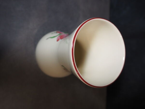 Vase ‘petit’ Louis XV numéroté collection reverbere faïence Lunéville France KG