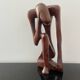 Sculpture en bois le Penseur