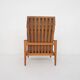 Mid-century oak high back lounge chair by Hartmut Lohmeyer for Wilkhahn, Germany 1960's