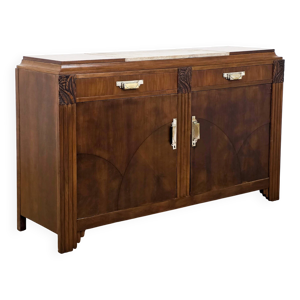 buffet en noyer Art Déco