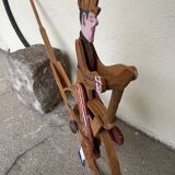 Old wooden push toy