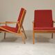 Pair of Jiri Jiroutek red armchairs by Intérier Praha