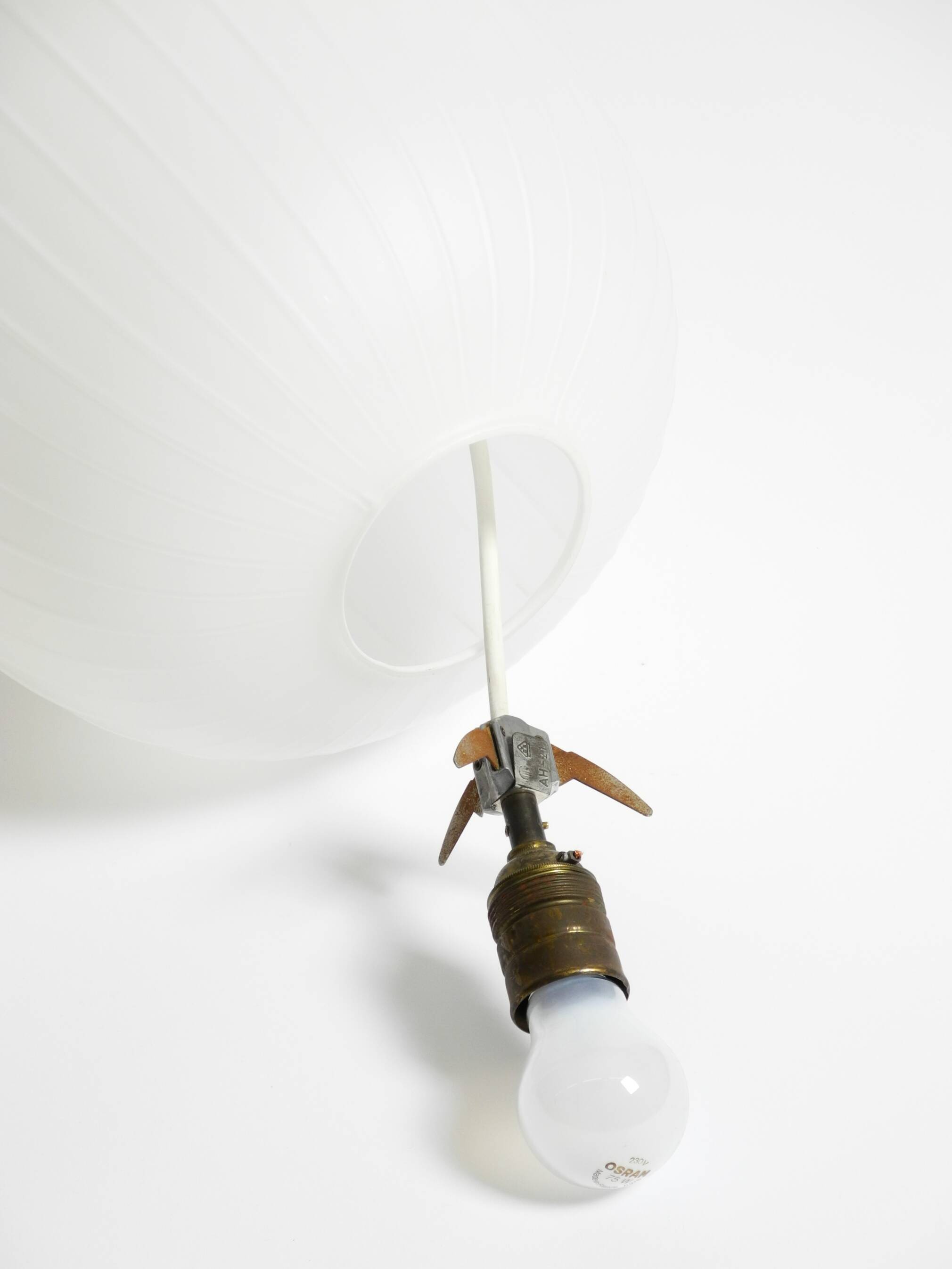 Aloys Gangkofner Mid Century Glass Pendant Lamp by Peill & Putzler