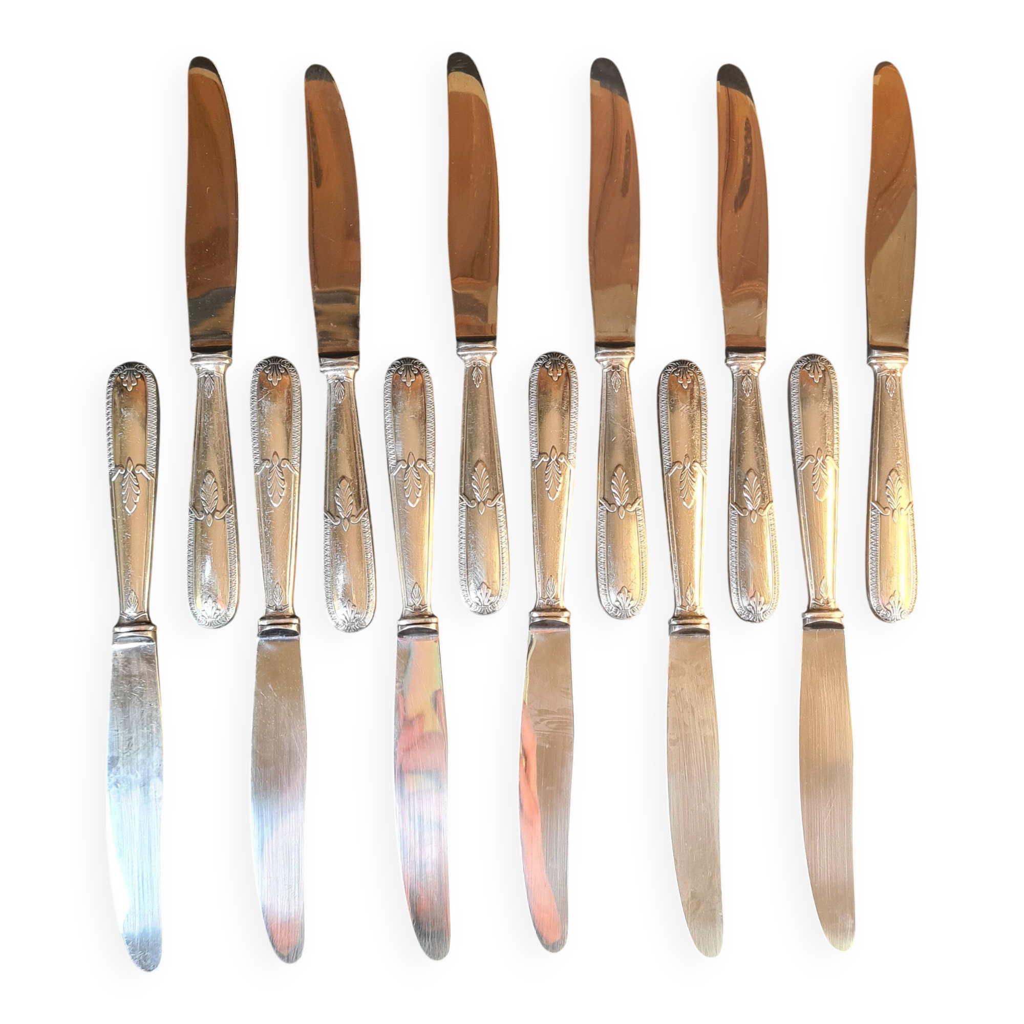 Title: Vintage 12-piece cutlery set – Milon Châteauroux 🇫🇷