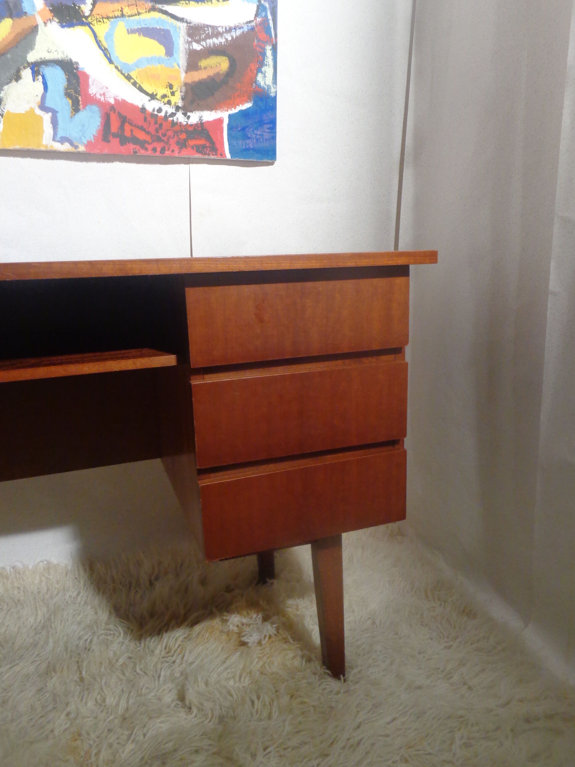 Vintage office of the 60s teak