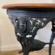 English pub table circa 1901