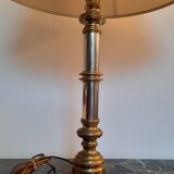 Vintage chrome and brass lamp from the 70s