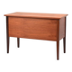 Table d'appoint en teck avec espace de rangement