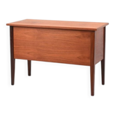 Teak Side Table with Storage Space