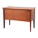 Table d'appoint en teck avec espace de rangement
