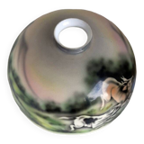 Suspension in vintage opaline.