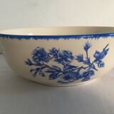 Série de plats, saladier, soupière - décor bleu