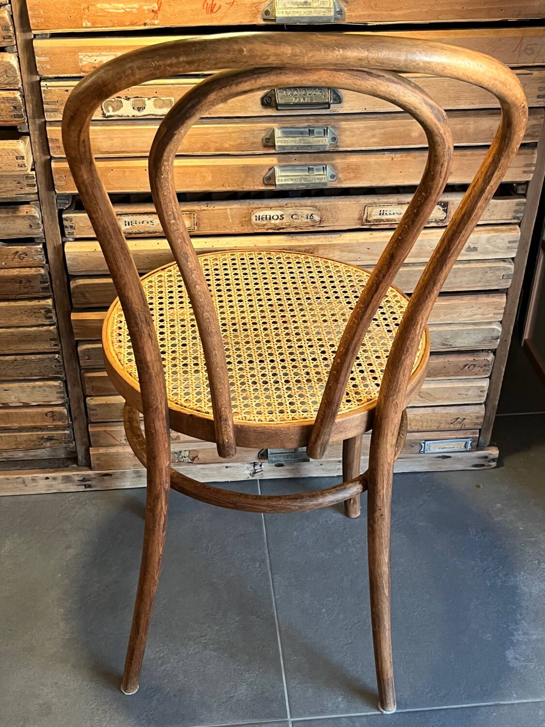 Thonet cane chairs