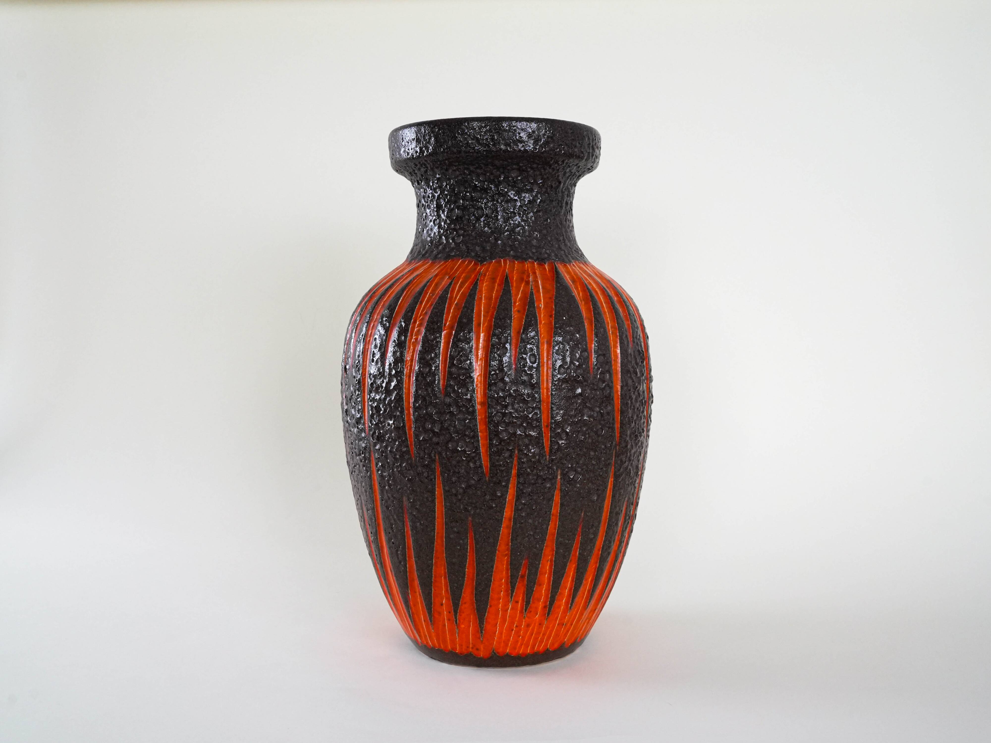 Ceramic vase, German design, 1960s, manufacturer: Scheurich Keramik