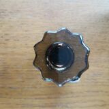 Pair of deco deco deco decanters smoked glass