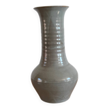 Glazed stoneware based, signed.