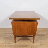Mid-Century Freestanding Teak Desk, Denmark, 1960s