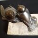 Book clamts in regulation and marble signed Balles art déco