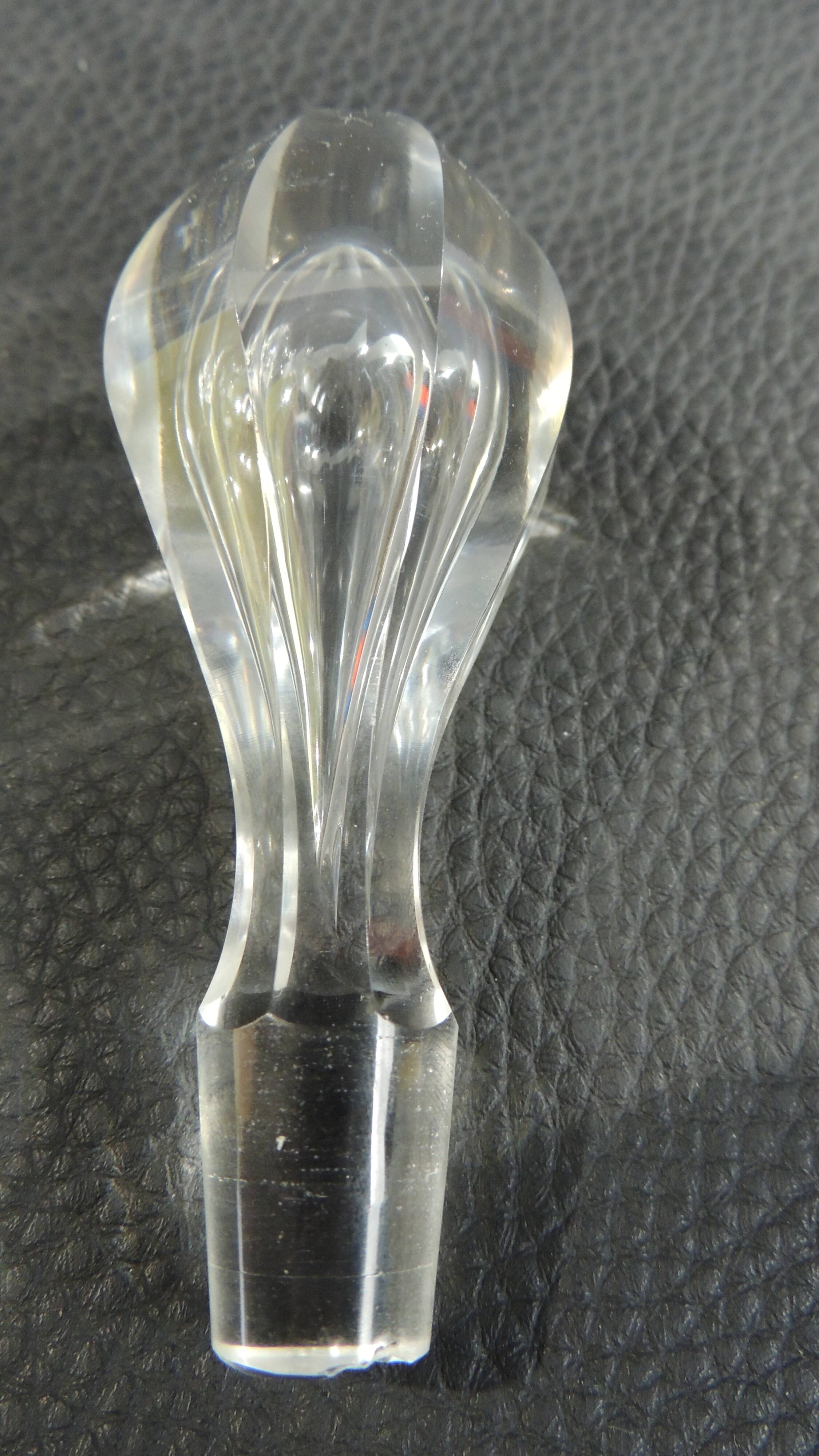 St Louis crystal wine carafe, Massenet model./vintage