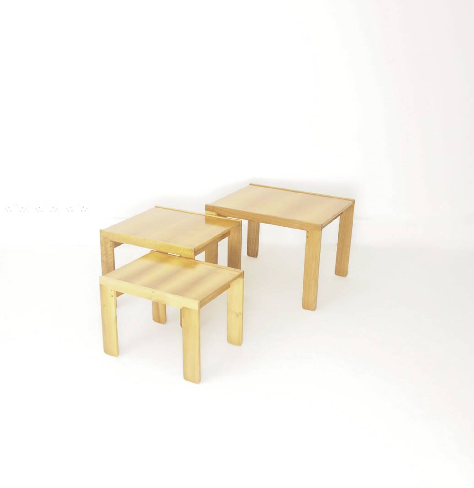Nest of tables ‘777’ by Afra and Tobia Scarpa for Cassina, 1960
