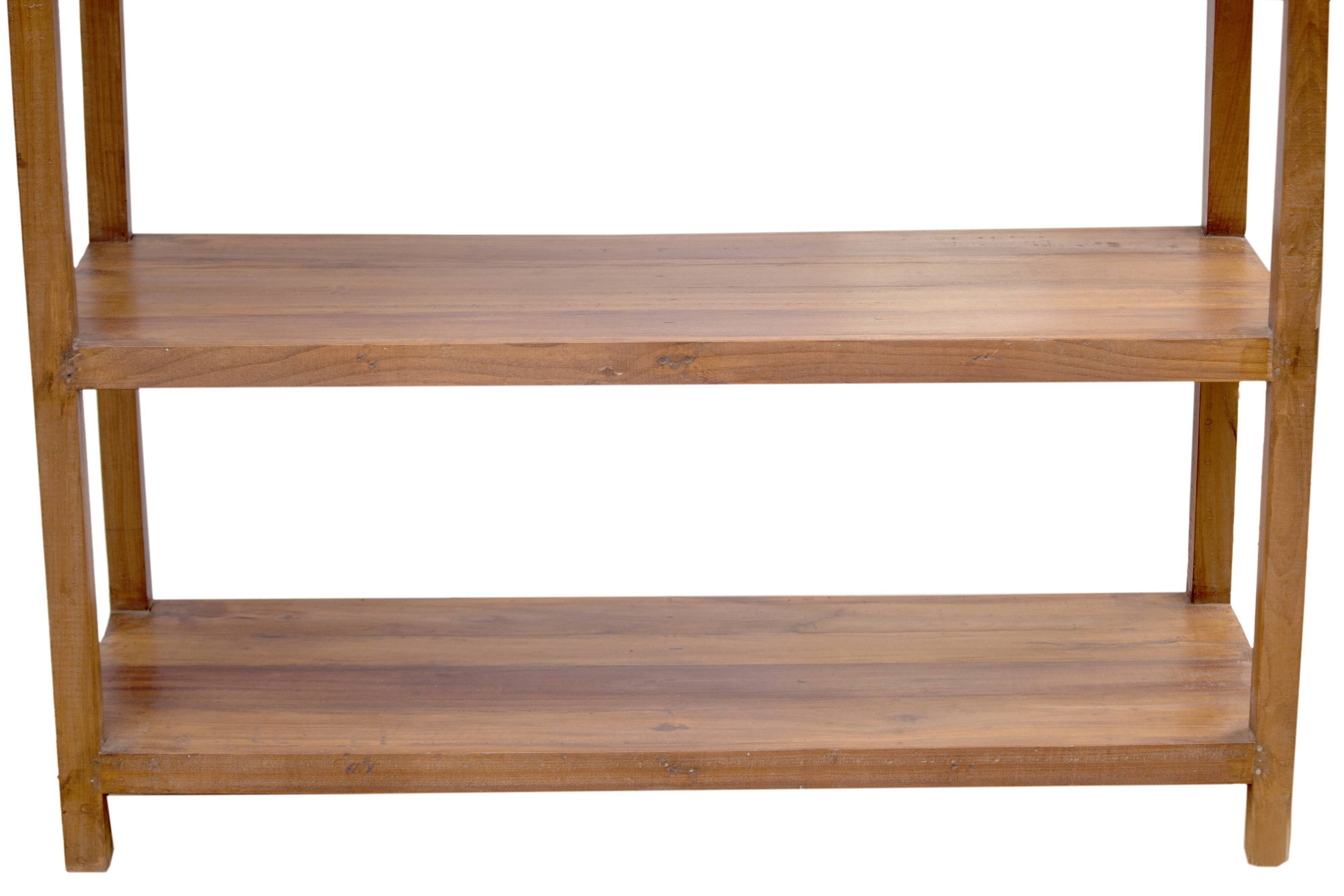 Large teak shelf