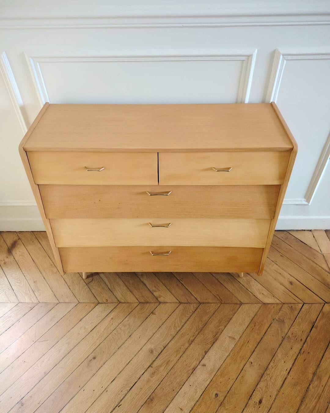 Renovated vintage shoe cabinet, 1960s