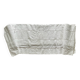 Antique linen sheet hand-embroidered with GR monogram