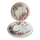 Lot de 2 assiettes Terre De Fer service « Flore »