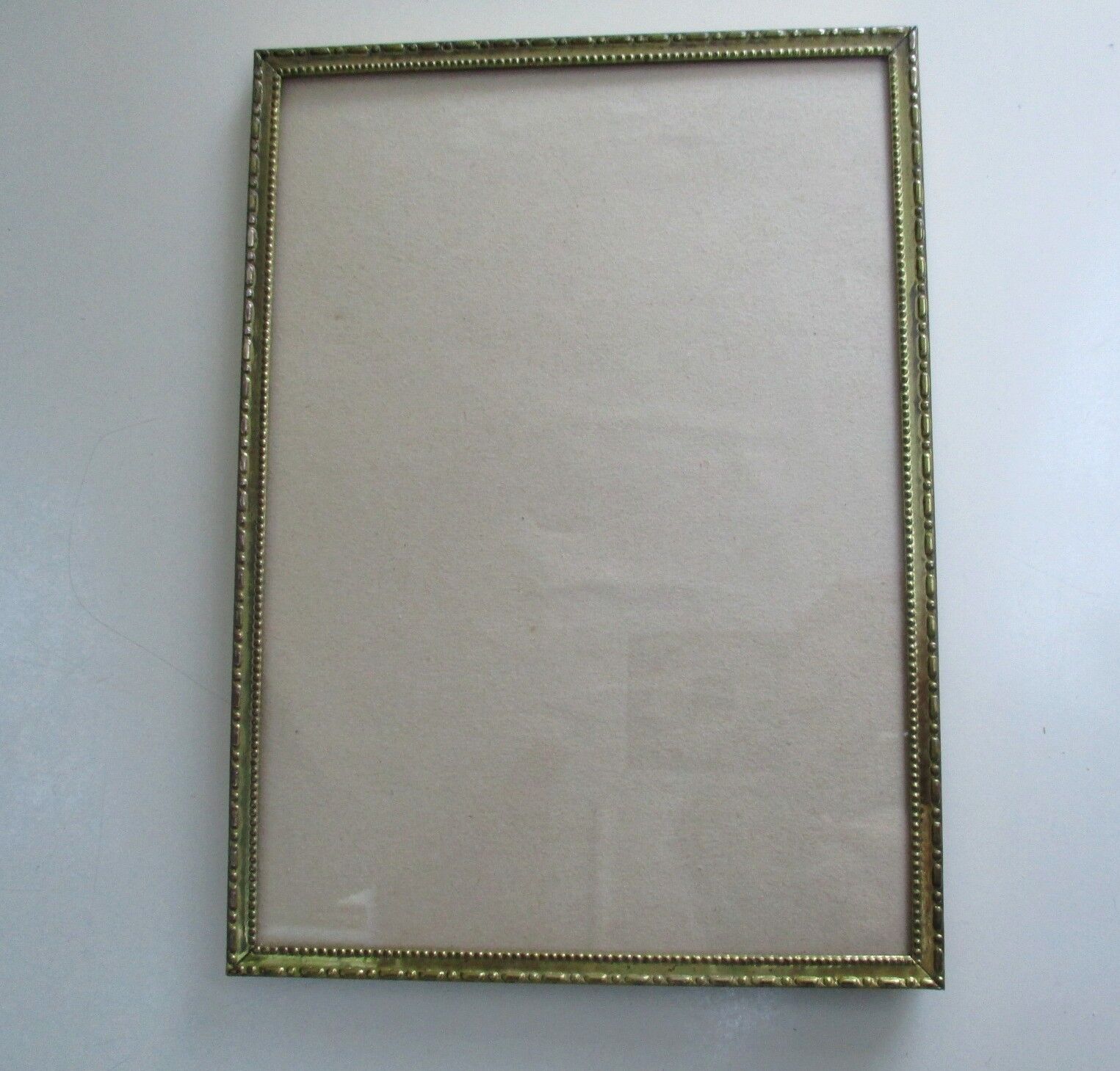 Vintage brass wall frame