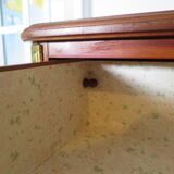 Louis XVI chest of drawers - Bronze - Butterfly wood veneer marquetry - 1930